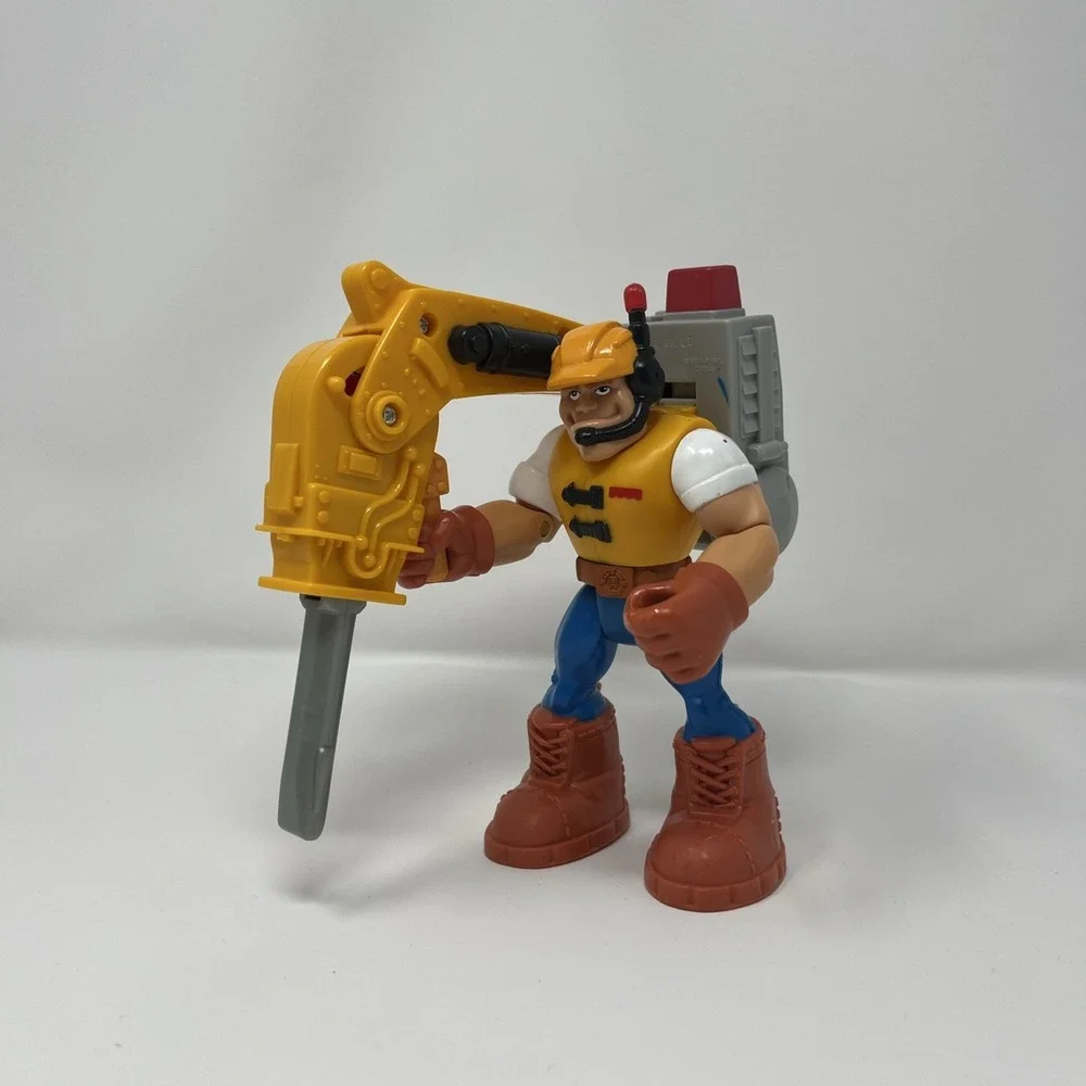 RESCUE HEROES‎ Construction Expert JACK HAMMER Action Figure TOY 77082 Worker